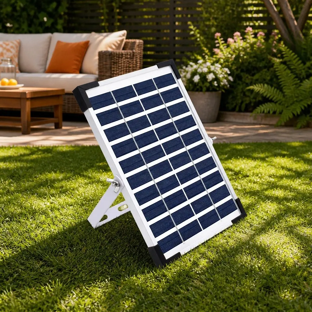 Solar Fountain Polycrystalline 5W Outdoor Water Feature 8 Nozzles Black