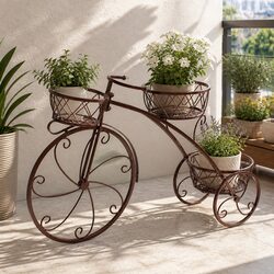 Robust 3-Tier Plant Stand for Indoor and Outdoor Use