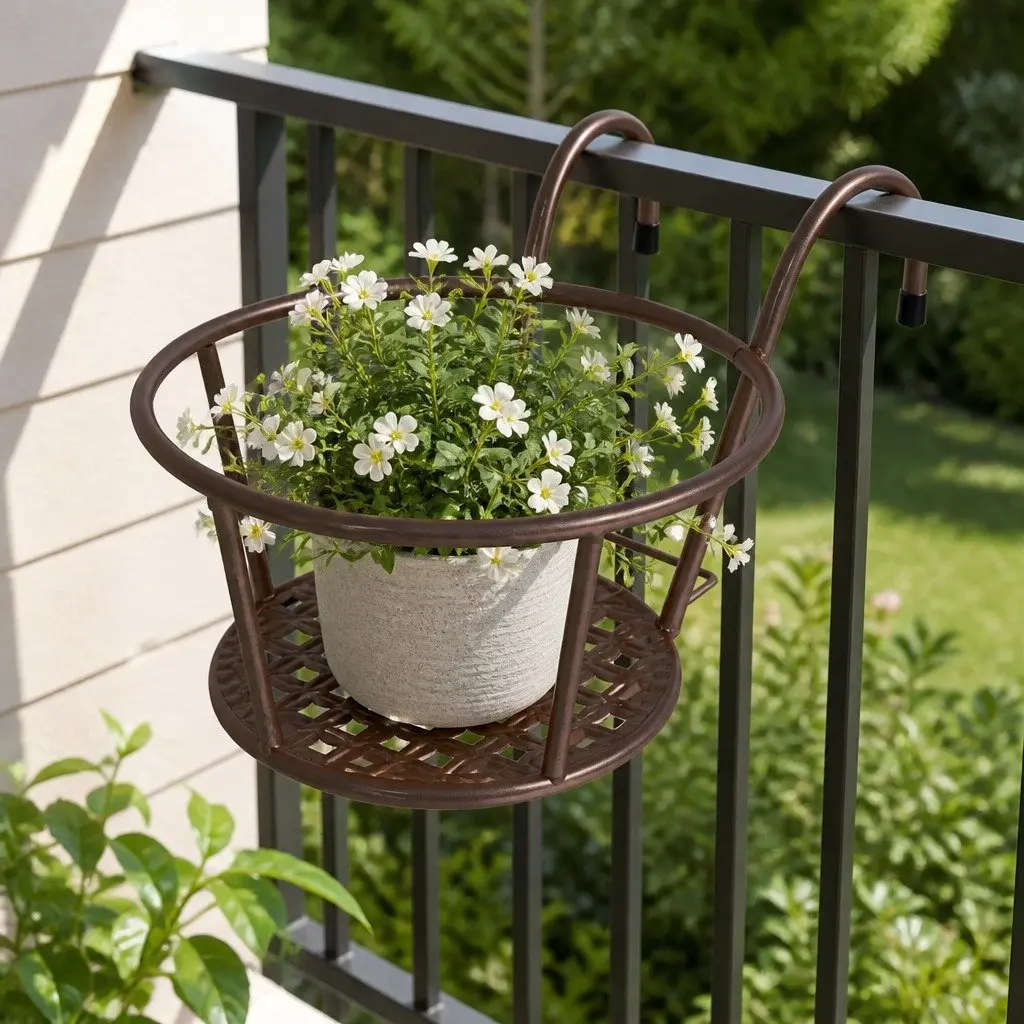Bronze Steel Plant Stand for Potted Plants