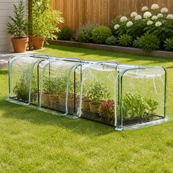 Durable Greenhouse with Transparent PVC Cover for Plants
