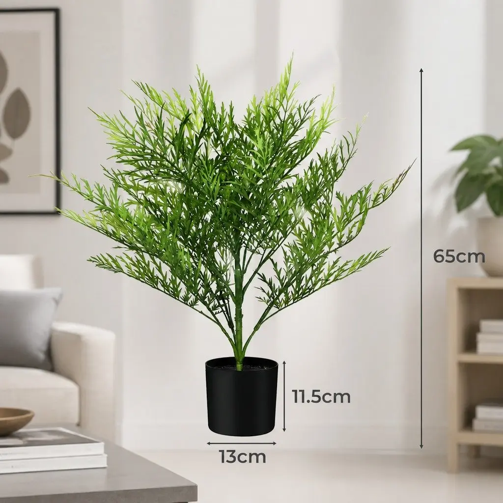 Artificial Tree PE 65CM Green Faux Indoor Outdoor Home Garden Decor