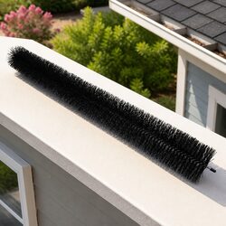 Gutter Brush Guard 24 Pack 92x10cm Leaf Debris Blocker for Gutters