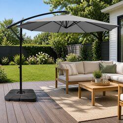 Premium 3M Cantilever Outdoor Umbrella with UV50+ Protection