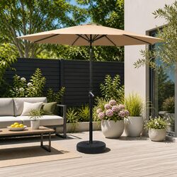 Durable 2.7m Octagonal Garden Umbrella with UV Protection
