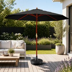 3m Centre Post Outdoor Umbrella with Durable Base