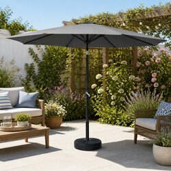 Durable 3m Octagonal Outdoor Umbrella with Tilt Feature