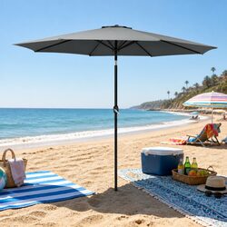 3m Octagonal Canopy Outdoor Umbrella with Tilt Feature