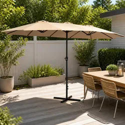 Durable Outdoor Umbrella with 4.57m Dodecagon Canopy