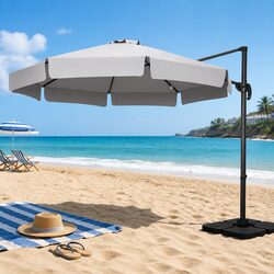 Robust 3m Octagonal Cantilever Umbrella with UV50+ Protection