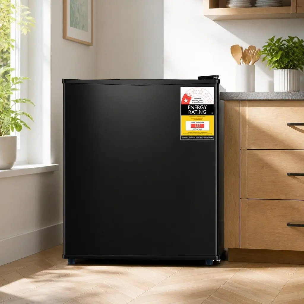 Small Upright Freezer 31L Vertical Freestanding Compact Freezer Black