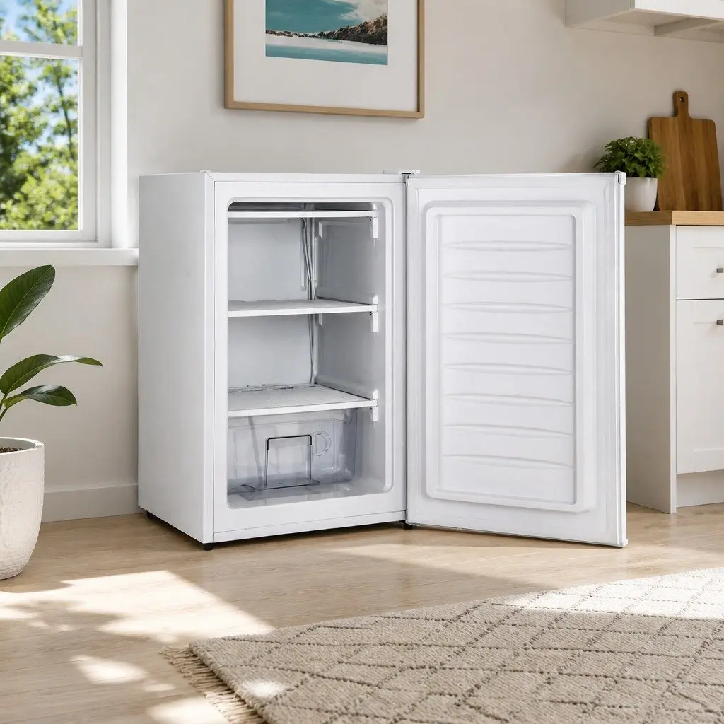 81L White Upright Freezer with Fast Freezing