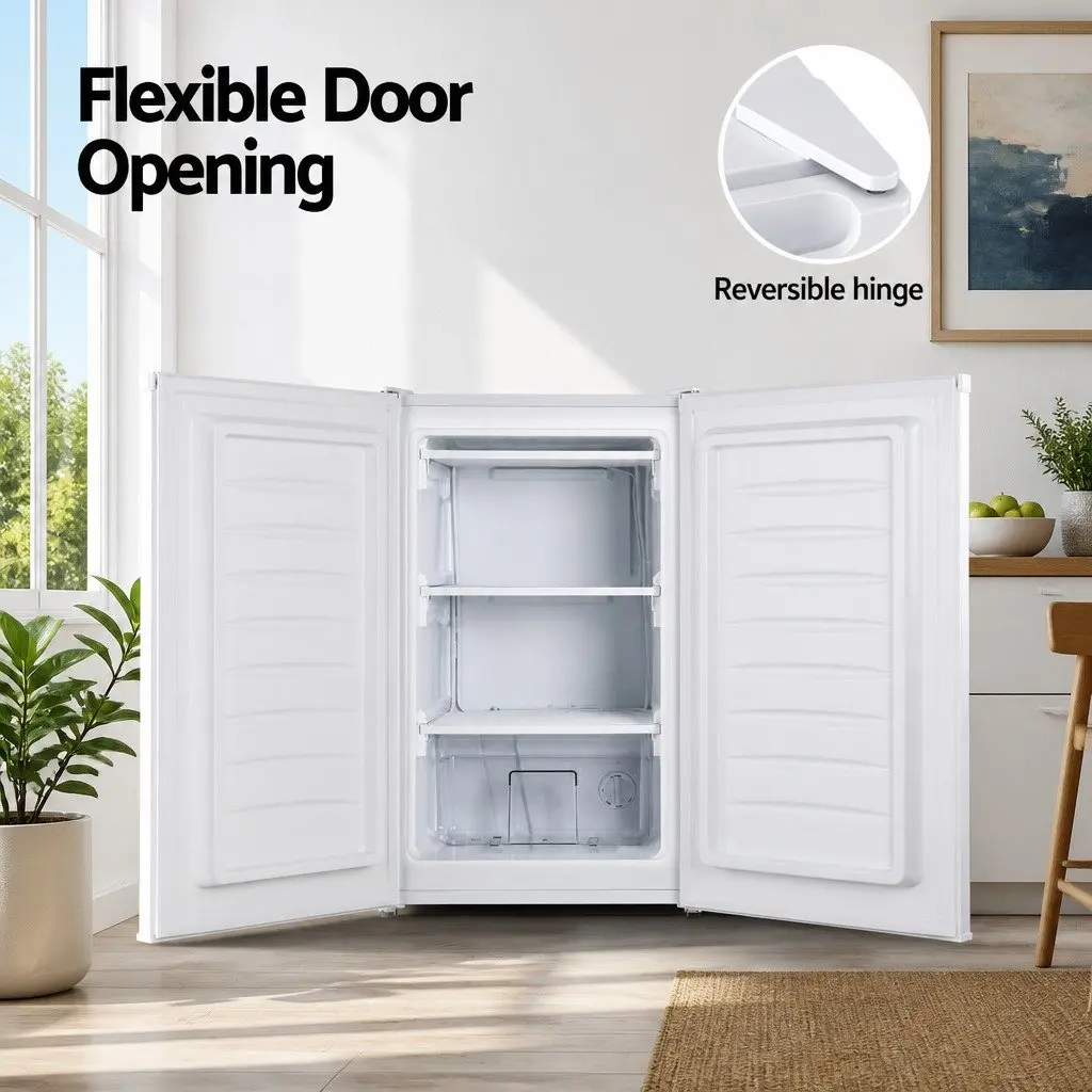 81L White Upright Freezer with Fast Freezing