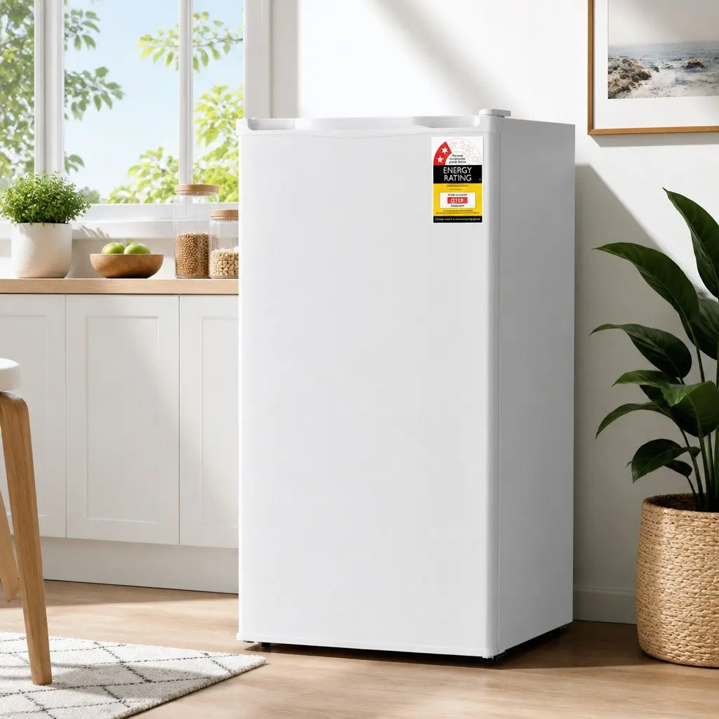 81L White Upright Freezer with Fast Freezing