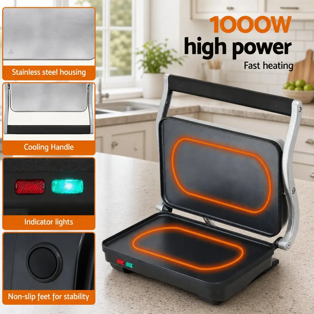 Cordless Vacuum Mop and Panini Maker Combo Set