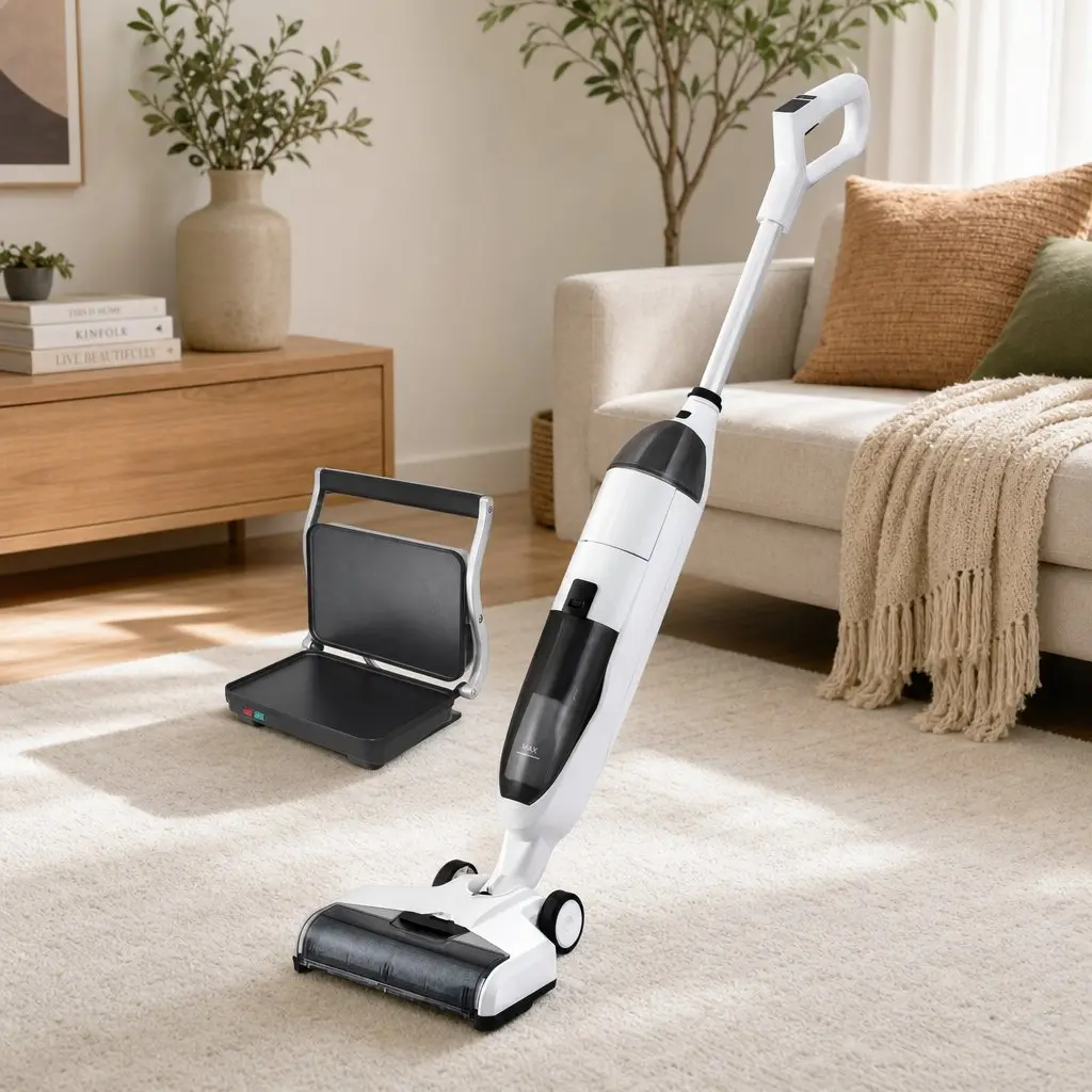 Cordless Vacuum Mop and Panini Maker Combo Set