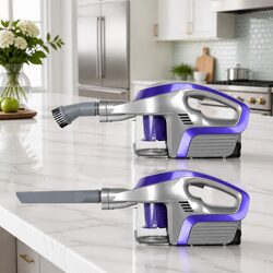 Lightweight Cordless Stick Vacuum Cleaner 150W in Purple/Grey