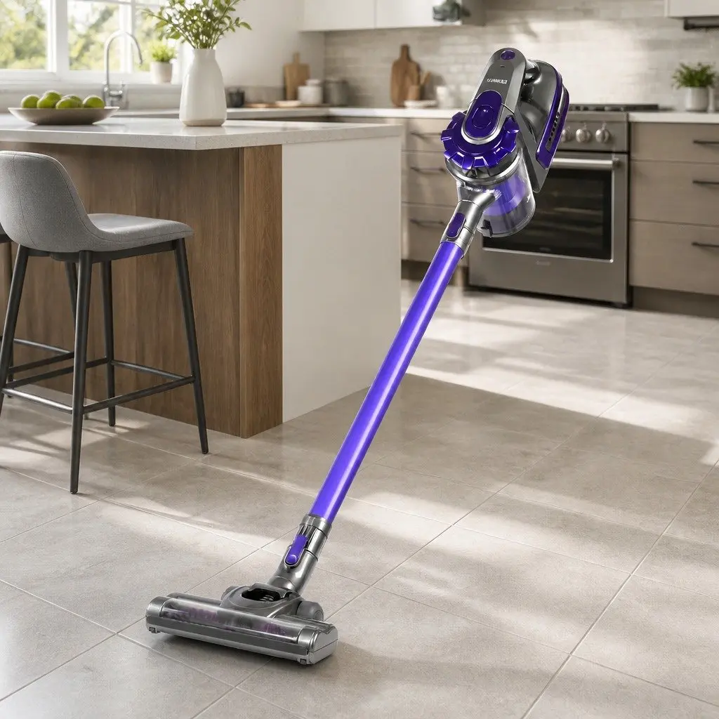 Stick Vacuum Cleaner HEPA Filter Cordless 150W 8000Pa Grey