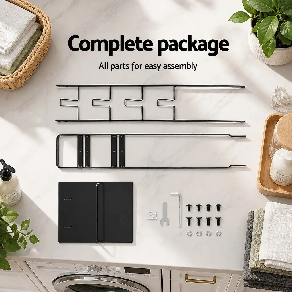 Black Handstick Vacuum Stand for Organized Storage