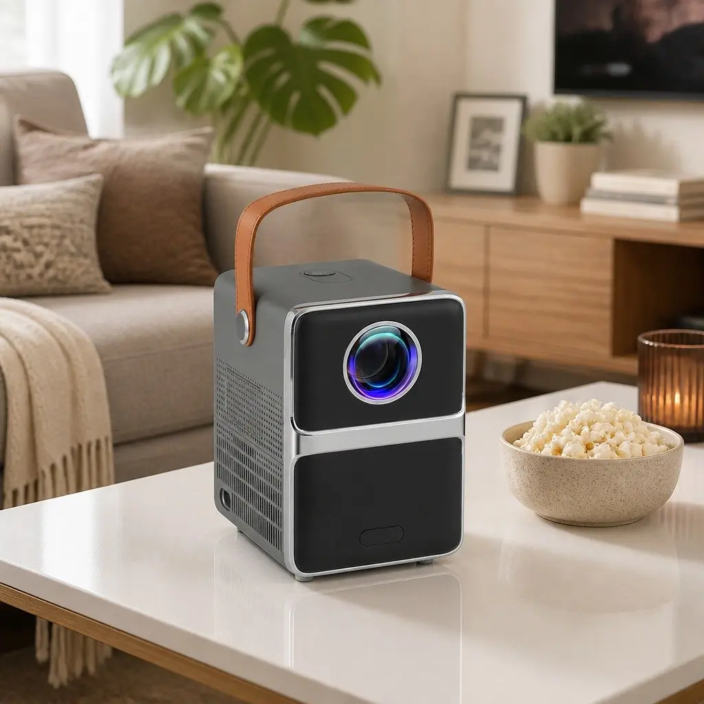 4K Portable Mini Video Projector with HDMI
