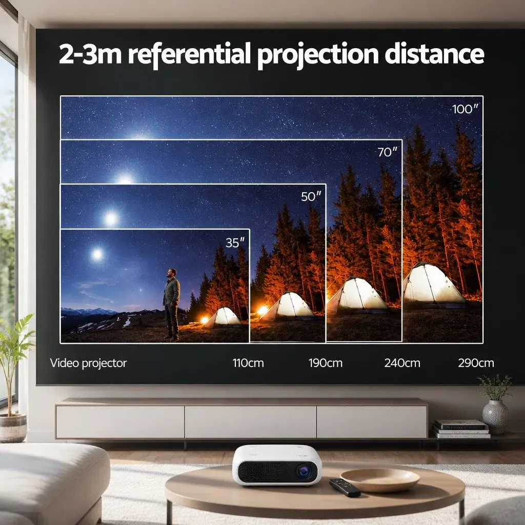 1080P Mini Video Projector with WiFi