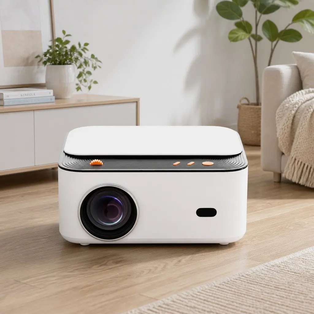 Portable LED Video Projector with 4K Support and Android