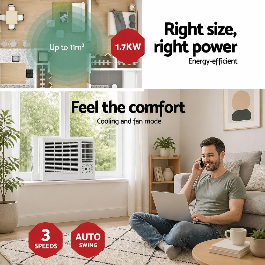 Window Air Conditioner with Remote Control