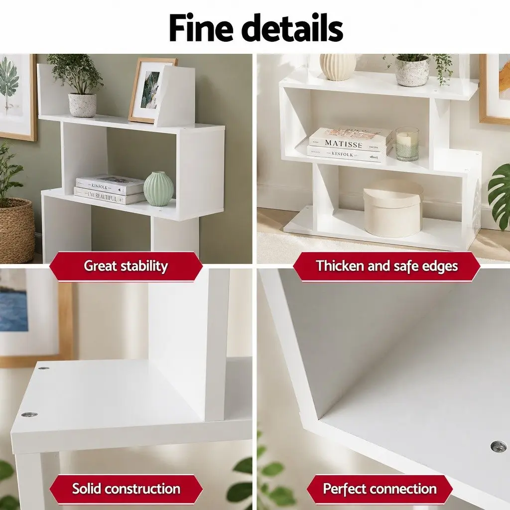 King Single Bed Frame with Trundle and Display Shelf