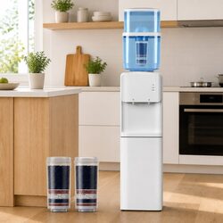 Premium Water Cooler Dispenser with Dual Taps 22L