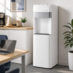 Water Cooler Dispenser Bottom Loading 3 Taps Hot Cold Normal Temperature Filter
