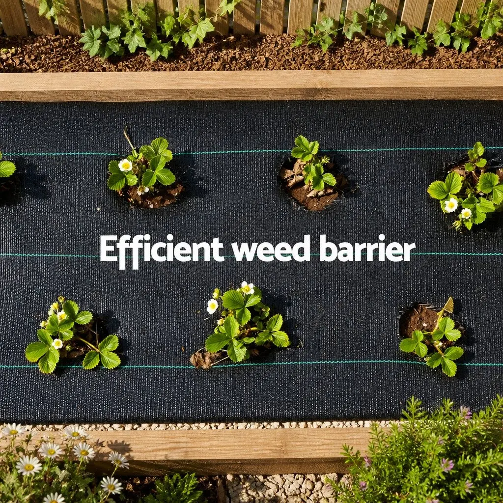 Heavy Duty Black Weed Control Mat 1.83m x 100m