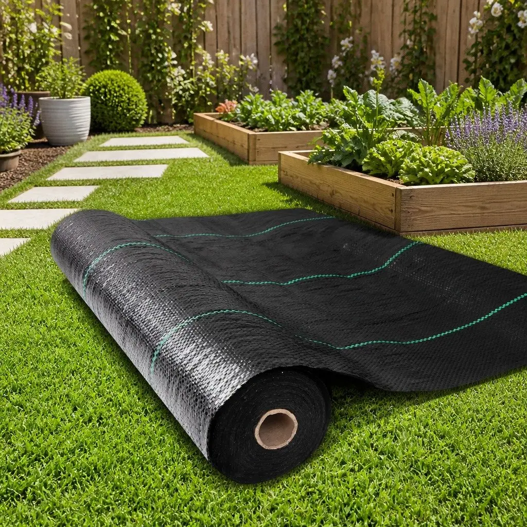 Heavy Duty Black Weed Control Mat 1.83m x 100m