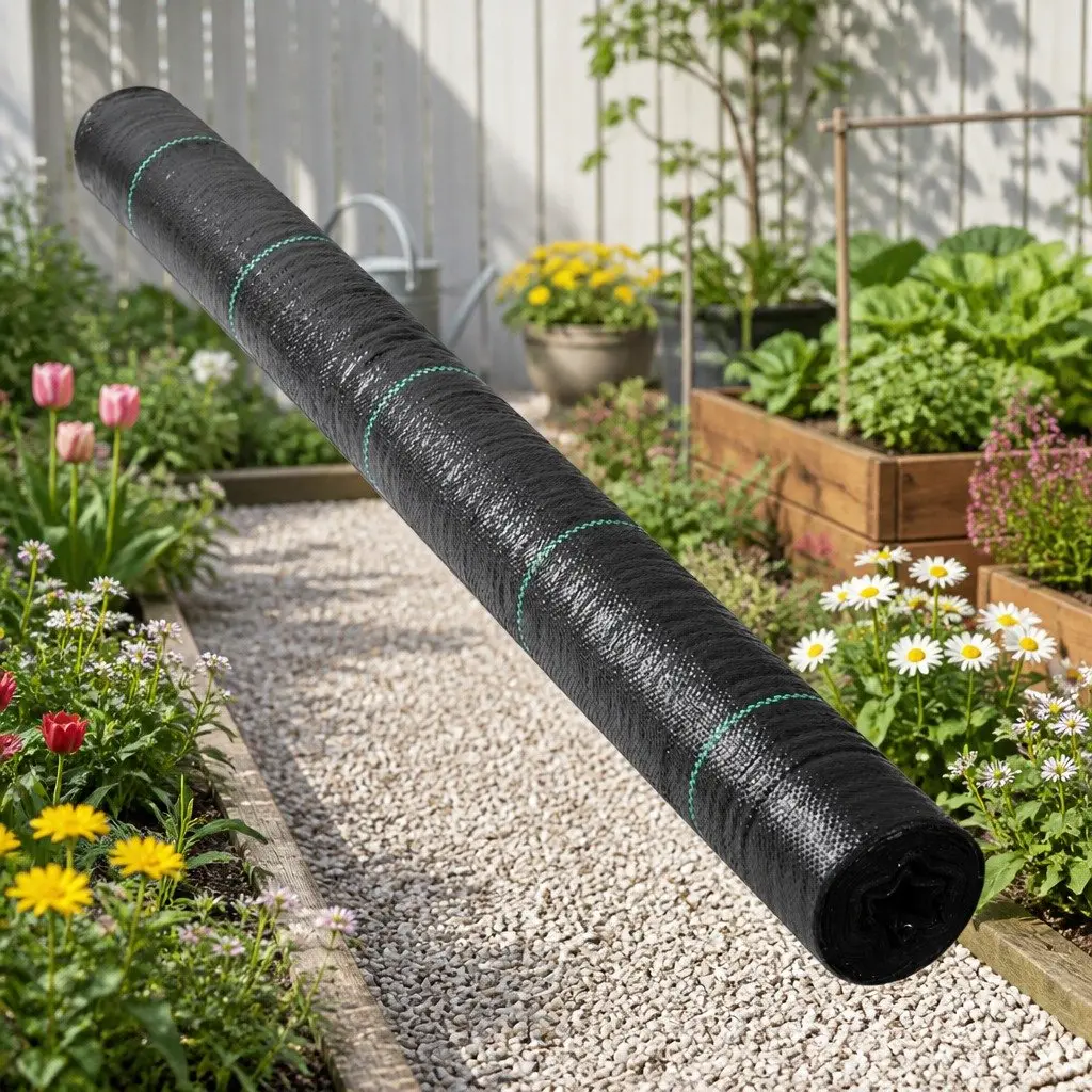 Black Garden Weed Control Mat 1.83m x 30m