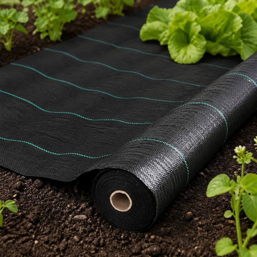 Heavy Duty 110GSM Weed Control Mat 2m x 50m Black Roll