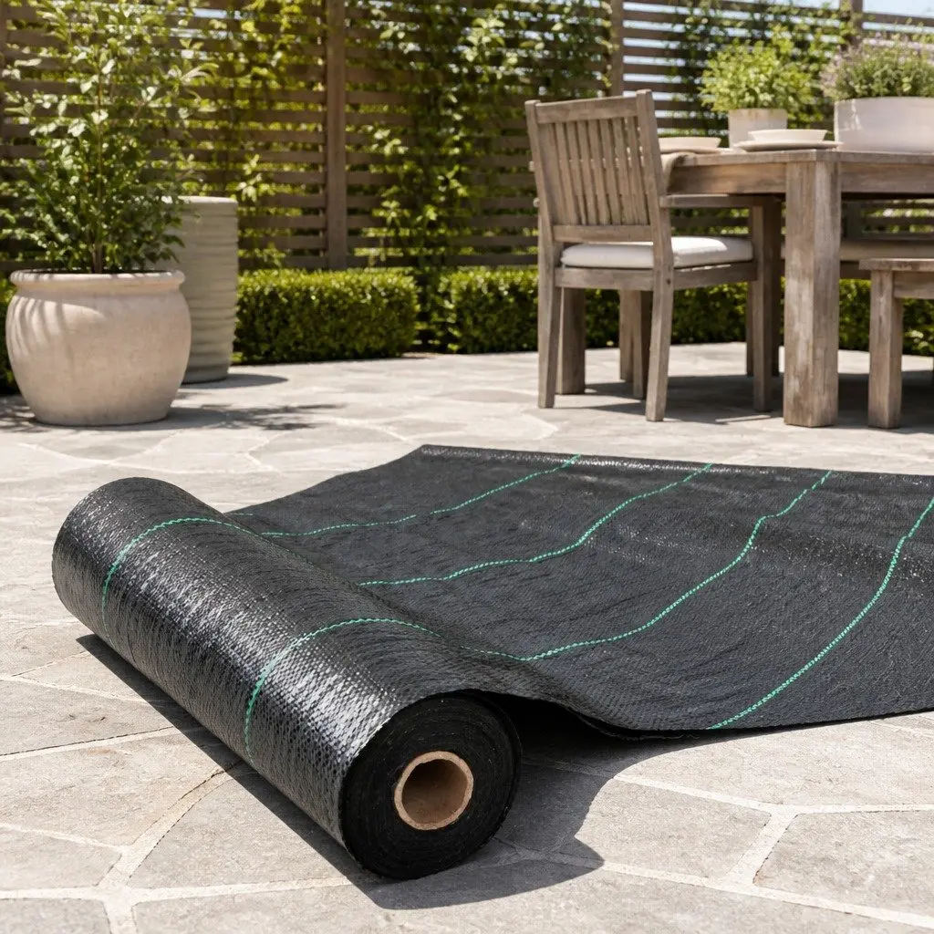 Black Weed Control Mat 3.66m x 30m UV Resistant