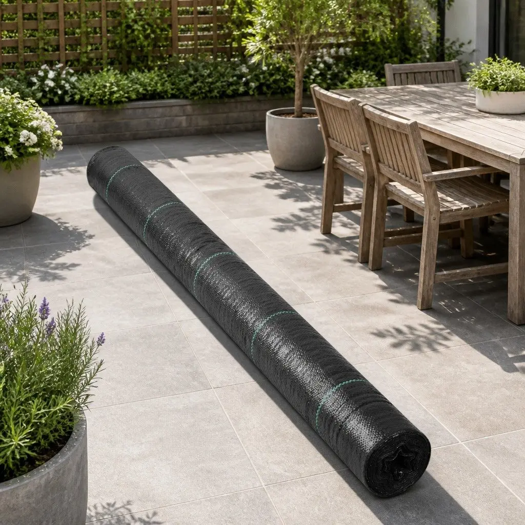 Black Weed Control Mat 3.66m x 30m UV Resistant
