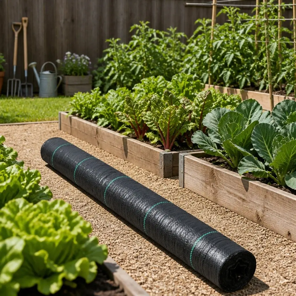 Weed Control Mat 3.66m x 50m Black Woven Fabric Garden Weedmat UV Resistant