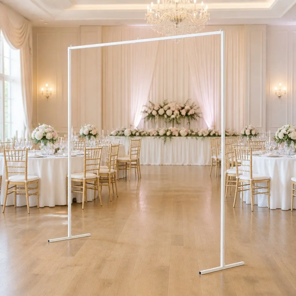 Backdrop Stand Metal 2M White