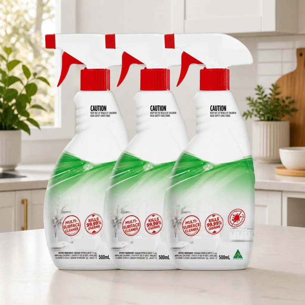 Multi Surface Disinfectant Spray 500ml x3 Antibacterial