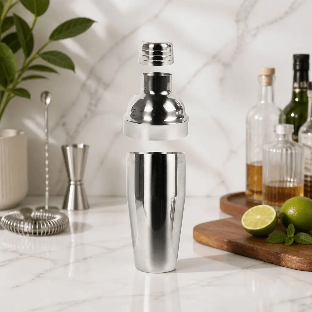 Professional 20-Piece Cocktail Shaker Set with Stand