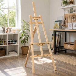 Premium A-Frame Floor Easel in White Oak 147cm