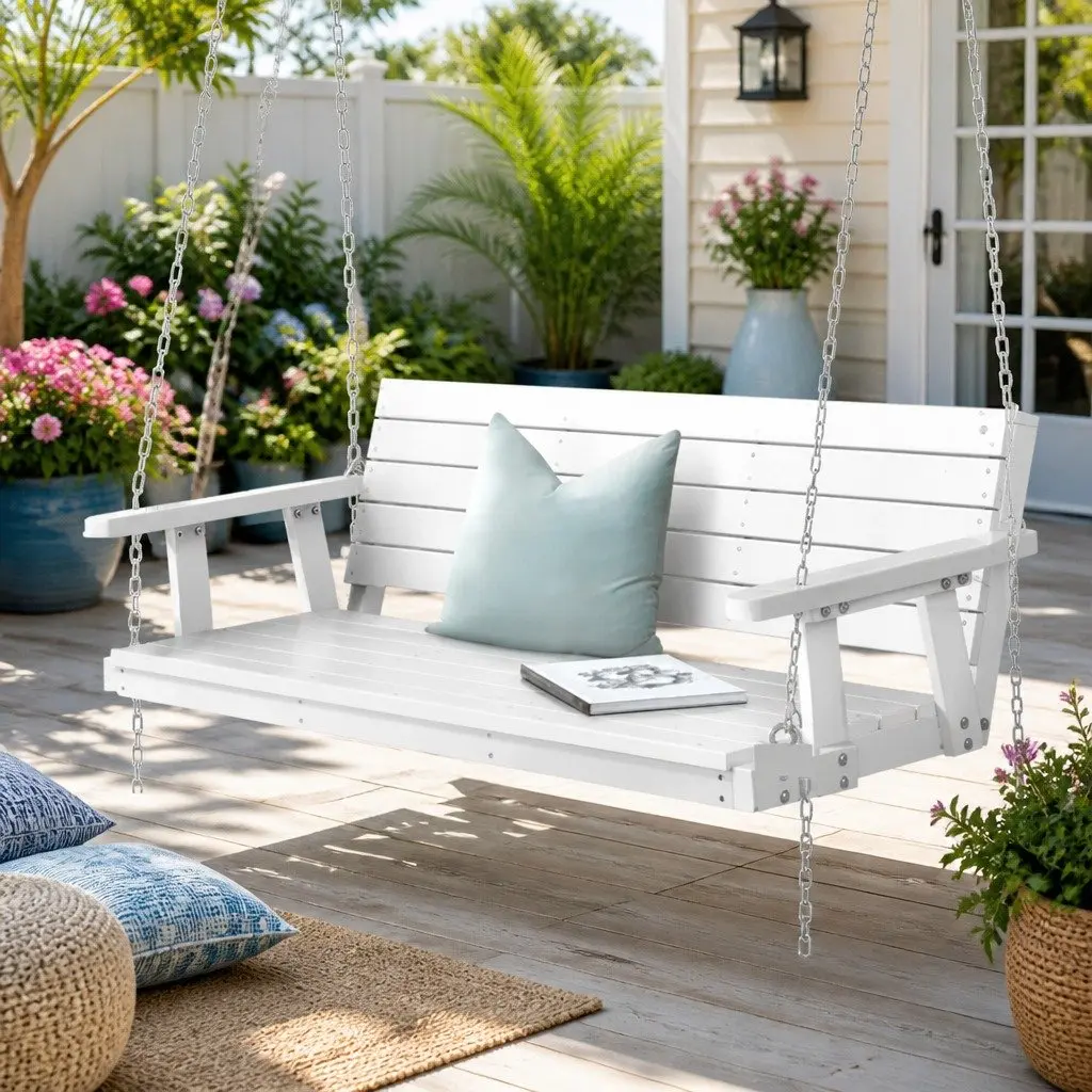 3 Seater Porch Swing Chair for Outdoor Relaxation