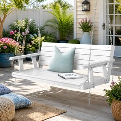 Durable 3 Seater Porch Swing Chair for Outdoor Relaxation