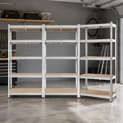 Heavy-Duty 3x1.8M Metal Storage Rack for Garages