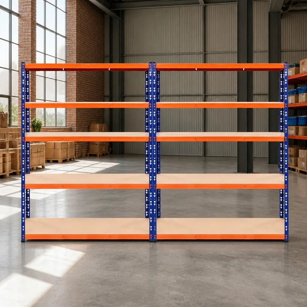 Industrial Heavy-Duty Garage Storage Rack Shelving Unit