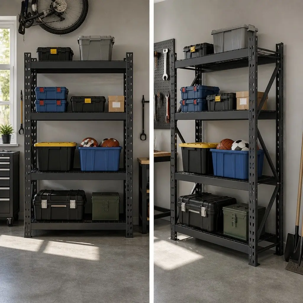 Garage Shelving Steel 2M x 2M Black