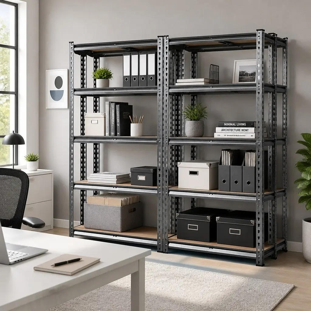 Storage Shelf Rack Steel 70x30x150cm Matte Charcoal
