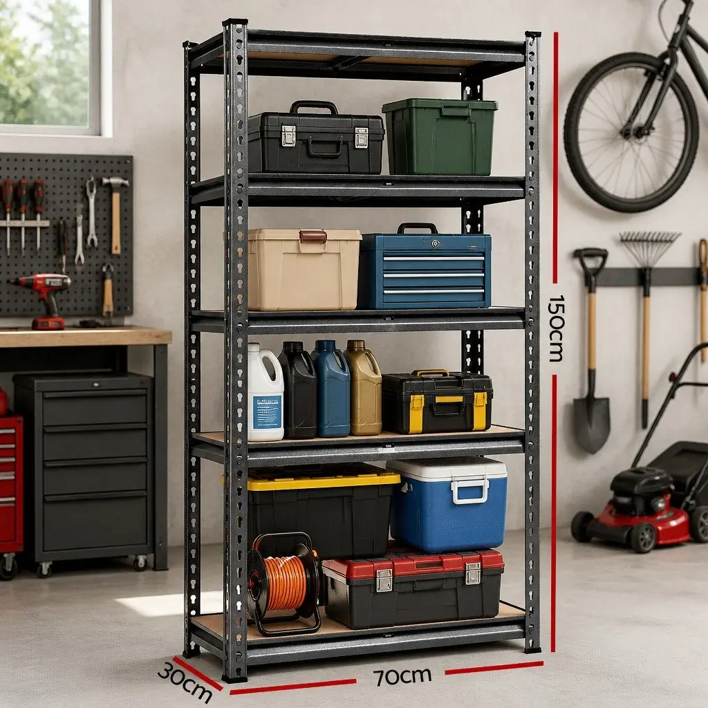 5-Tier Storage Rack for Garage and Warehouse
