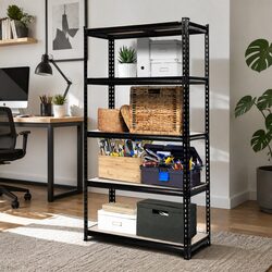 Heavy-Duty 5-Tier Garage Shelving Unit - 150kg Capacity