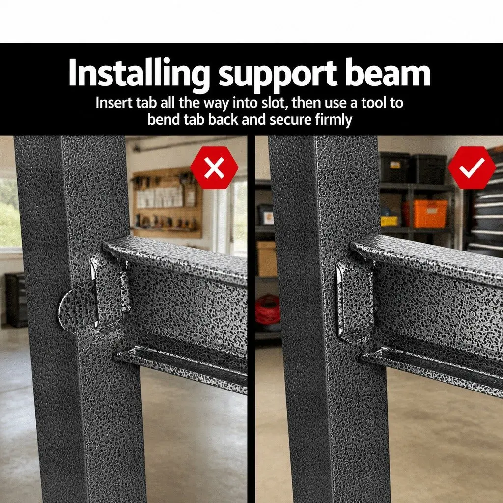 Garage Shelving Unit Steel 1.5M Adjustable Matte Charcoal