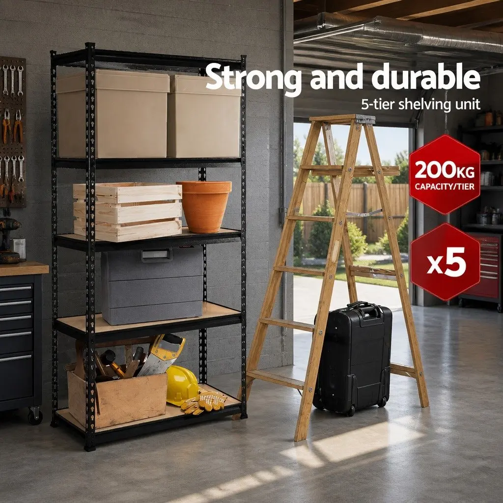 5 Tier Heavy Duty Garage Shelving Rack for Storage